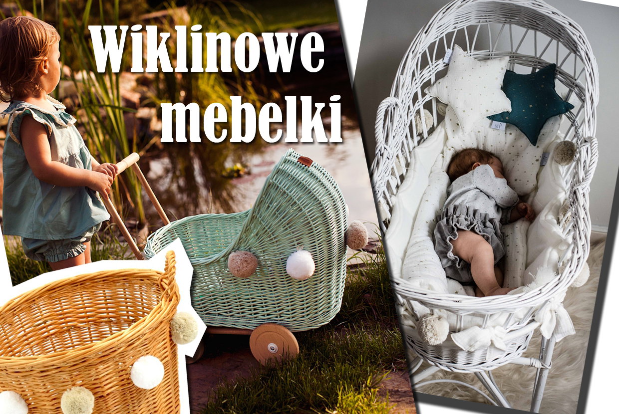 Wiklinowe mebelki i zabawki do pokoju dziecka