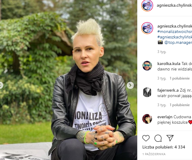 Agnieszka Chylińska o zakazie aborcji