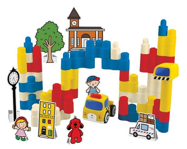 Klocki Popboblocs Zbuduj sam - Miasto