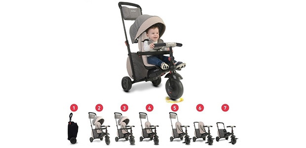 Smart Trike Składany rowerek Folding Trike™ 600 7w1