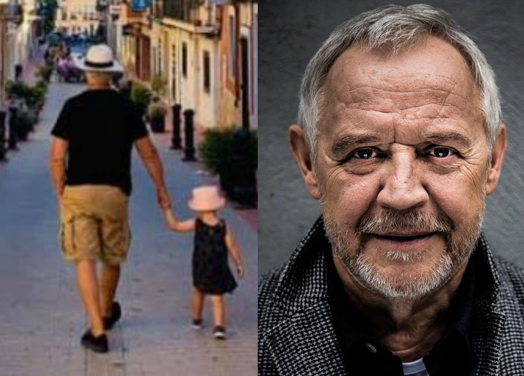 Marek Kondrat i córka Helenka
