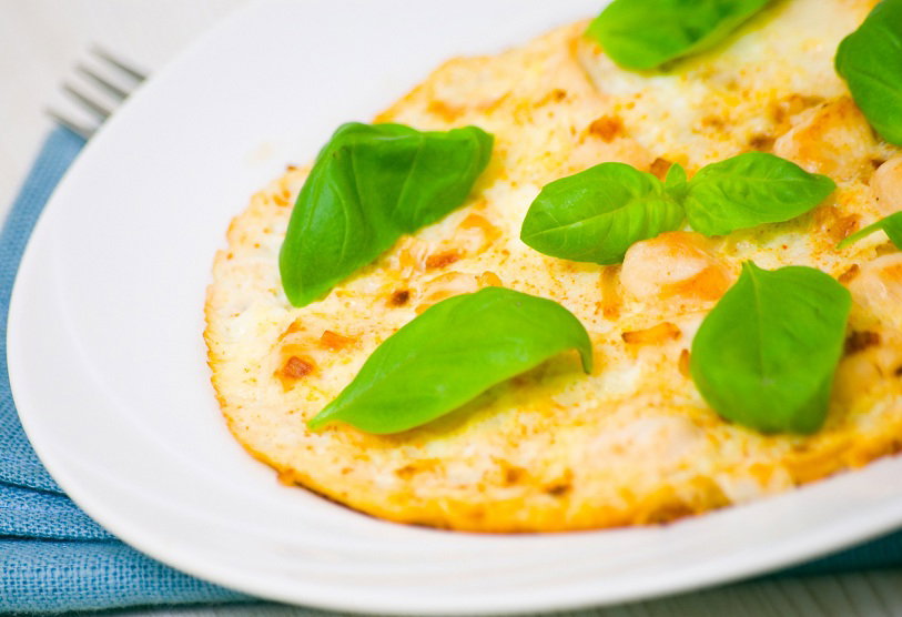 omlet, jajko, jajka, bazylia