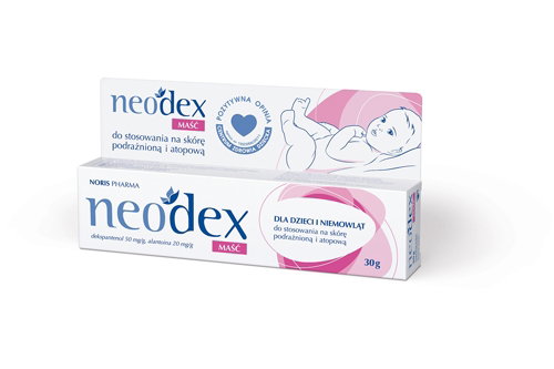 Neodex, maść dla niemowląt, maść na podrażnioną skórę dziecka