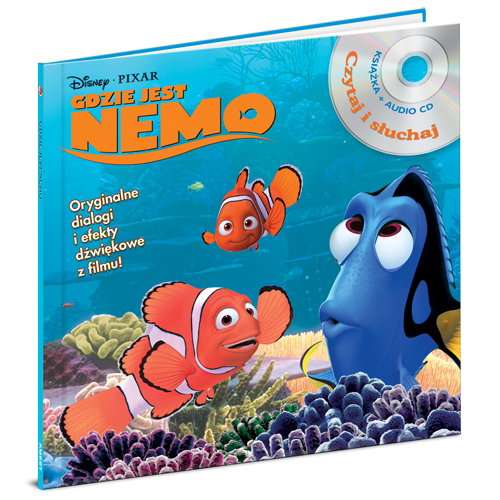 Gdzie jest Nemo, Czytaj i słuchaj, książka dla dzieci, płyta dla dzieci