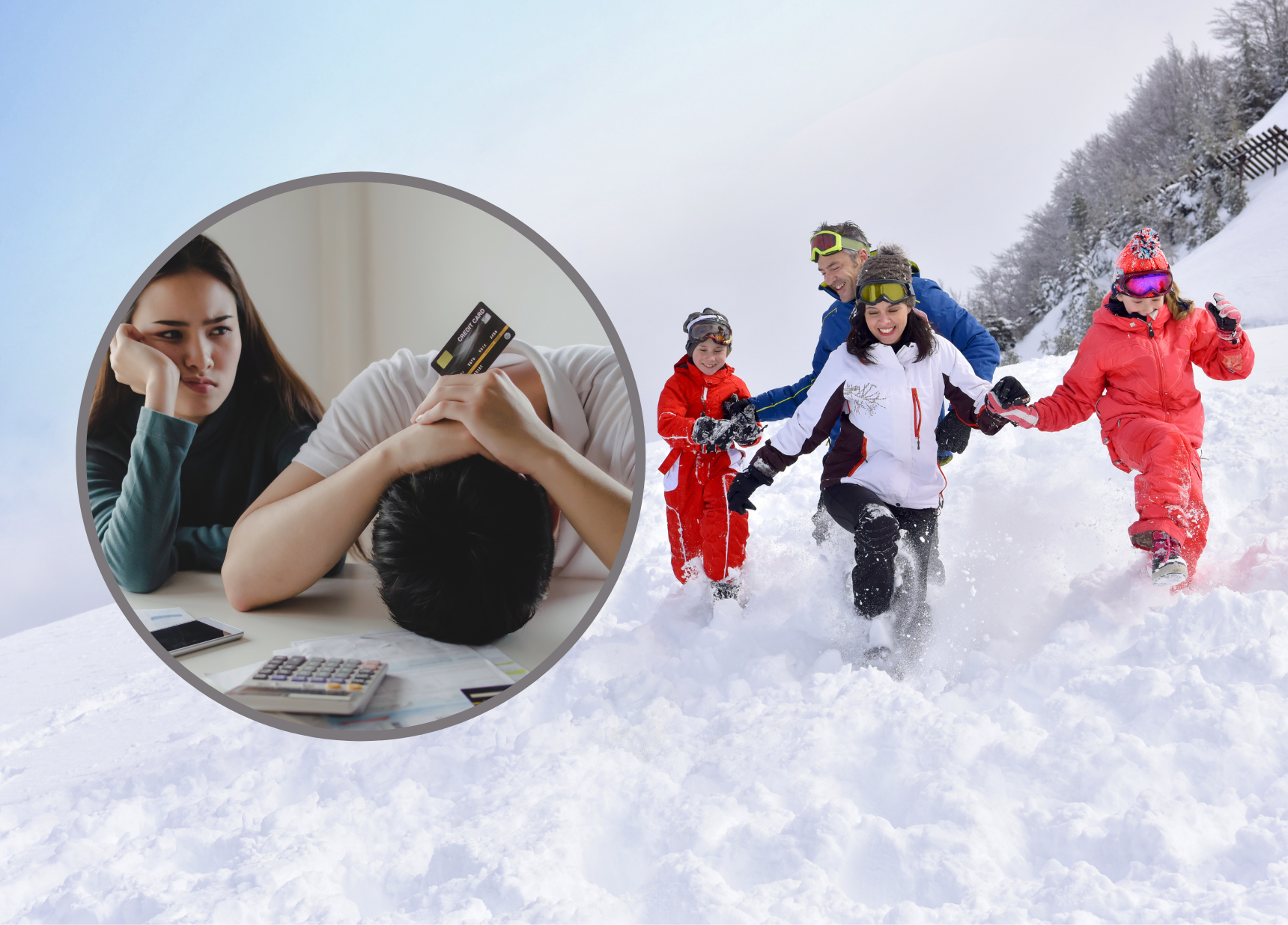 Przyjechaliśmy z dziećmi na ferie, na które nas nie stać