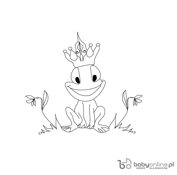Frog Prince Cartoon Character