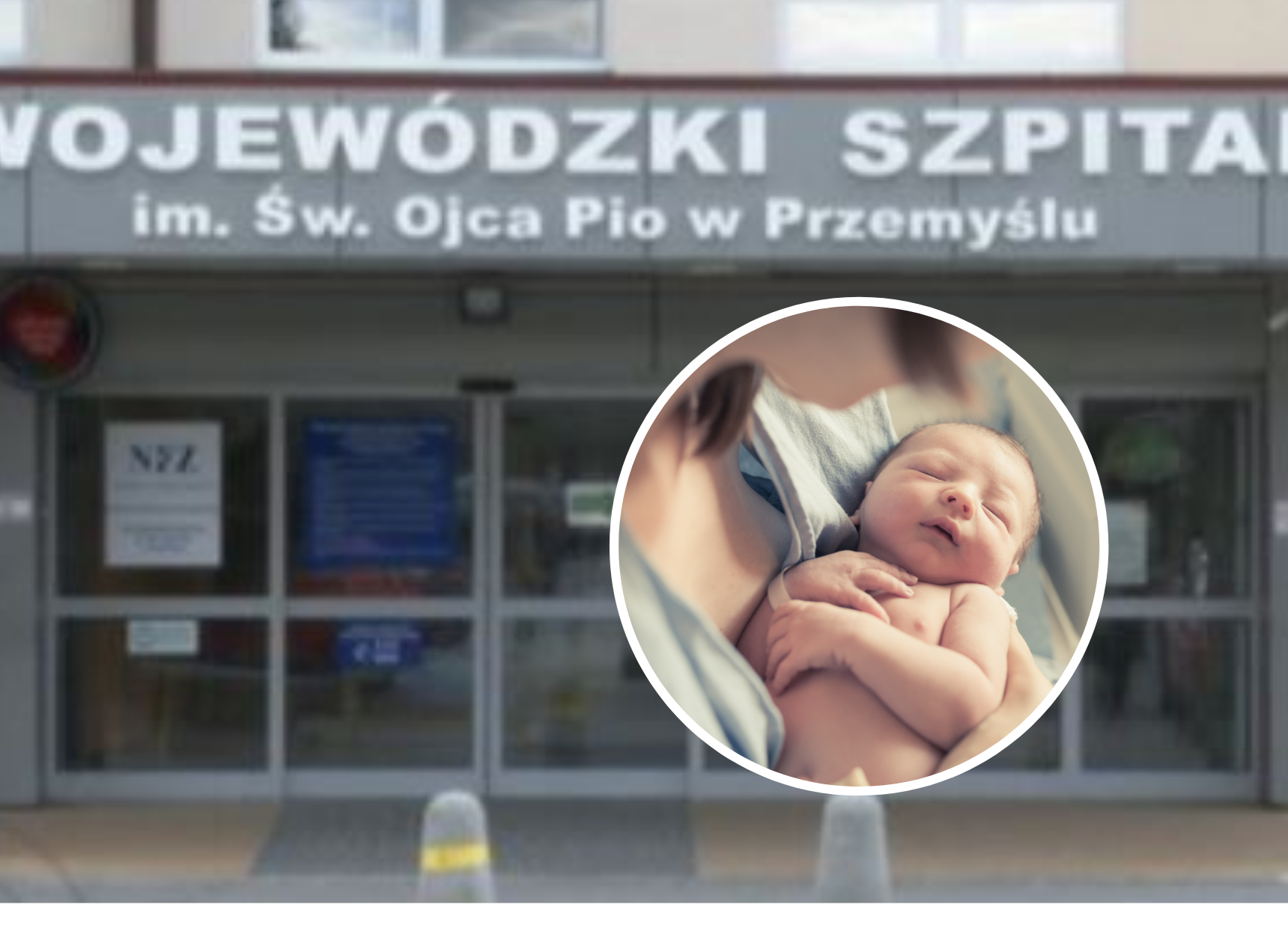 Weekend w szpitalu najbliżej granicy: trzy zdrowe noworodki i wycieńczone maluchy