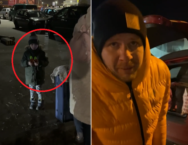 Filip Chajzer na granicy polsko-ukraińskiej