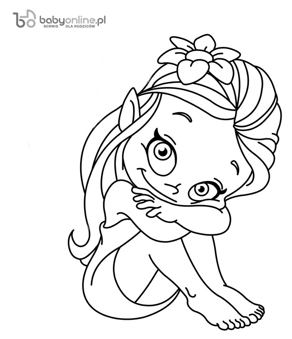Outlined little fairy