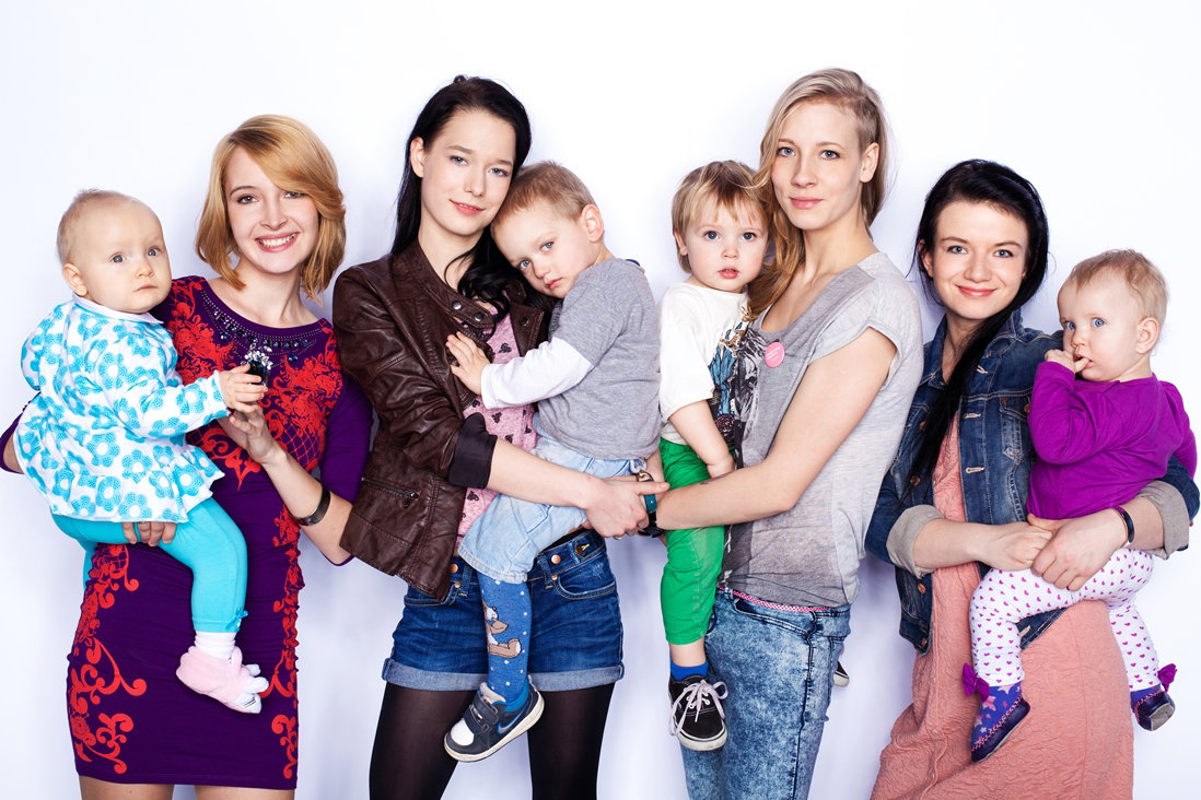 bohaterki programu Teen Mom Poland z dziećmi