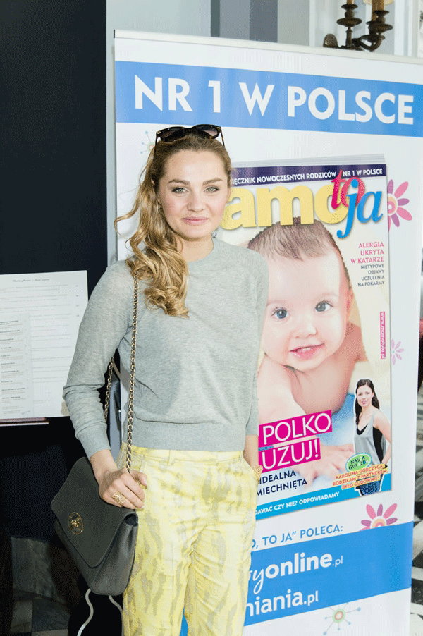 Małgorzata Socha na wręczeniu nagród miesięcznika "Mamo, To Ja"
