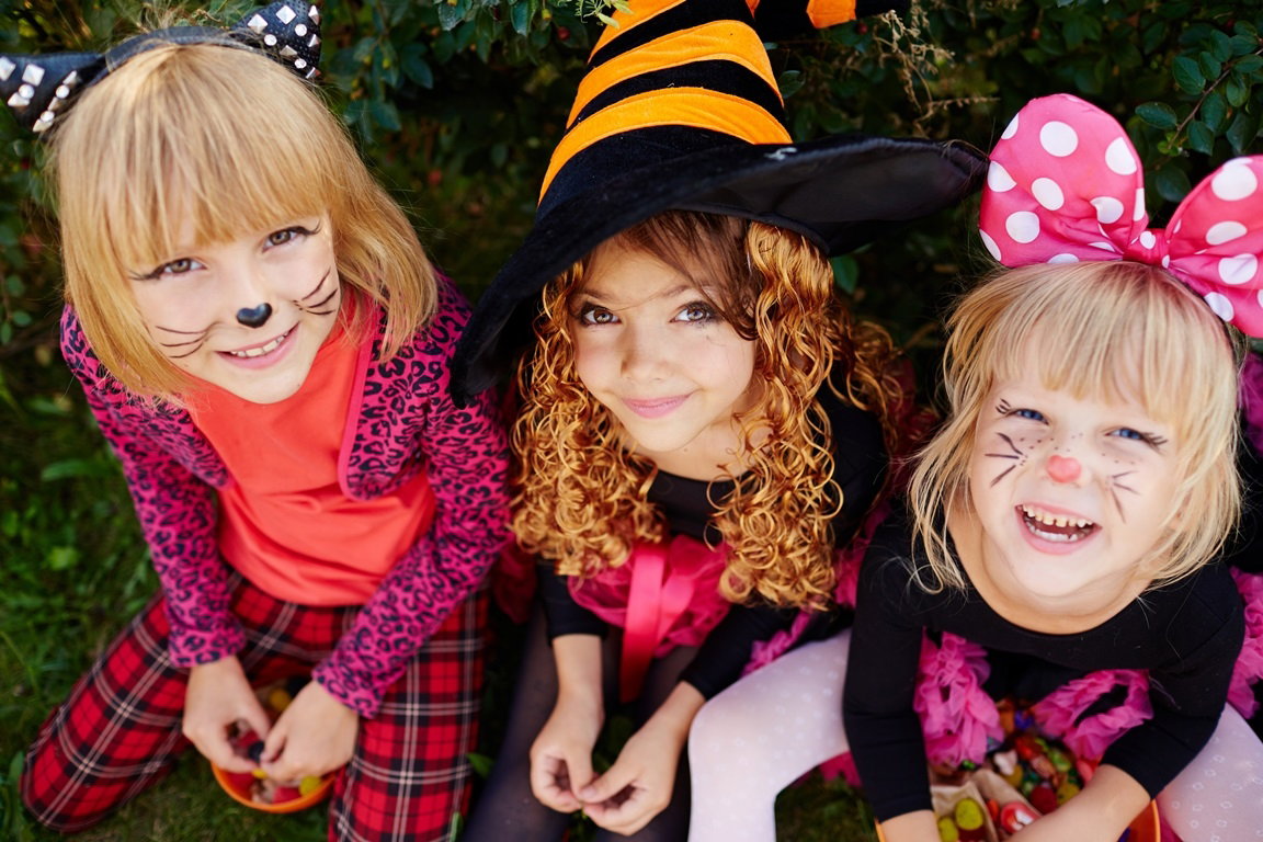 halloween przebrania, makijaże dla dzieci