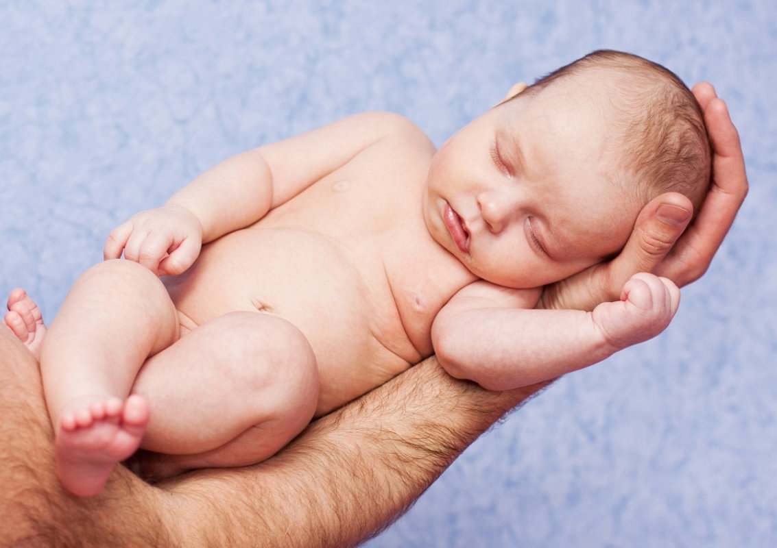 tata, dziecko, noworodek, niemowlę