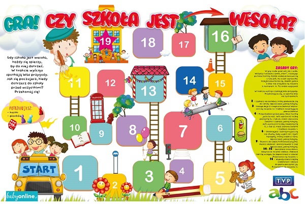 Weosła szkoła - gra planszowa do druku