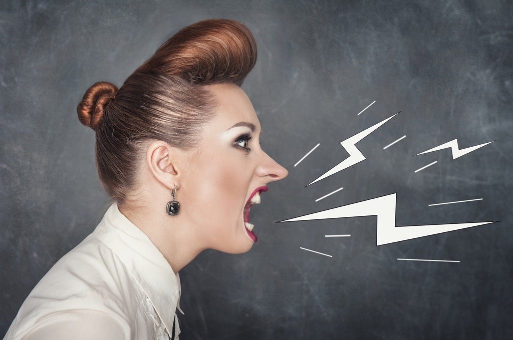angry woman