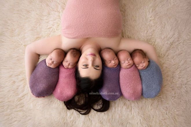 Zobaczcie moje ... 5-raczki :-)  Magiczne zdjęcia z dzielną mamą
