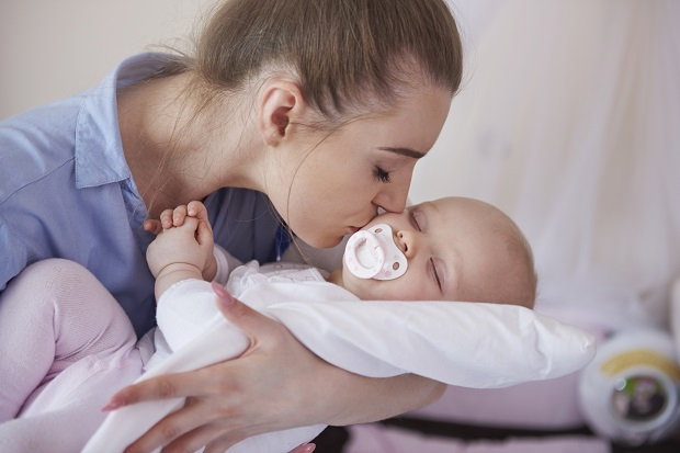 niemowlę i mama