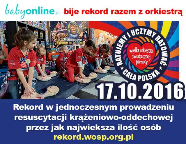 Babyonline bije rekord Guinnessa'a w jednoczesnej resuscytacji