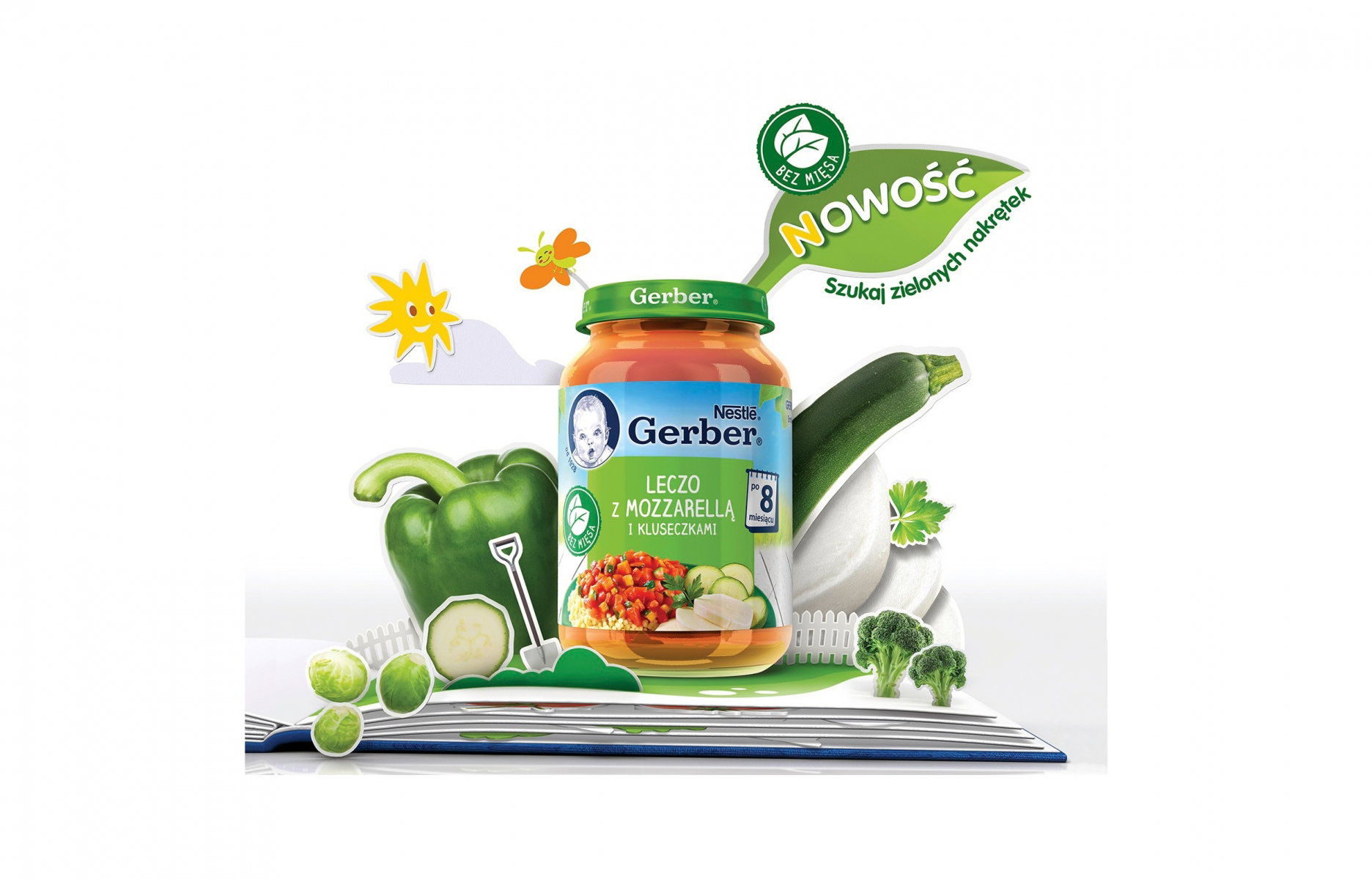 Gerber dania bezmięsne, słoiki gerber, dania w słoiczkach gerber