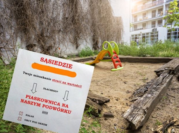 mieszkańcy Osiedla Willanów nie chcą piaskownicy