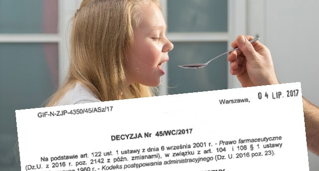 GIF wycofuje ze sprzedaży syrop na kaszel