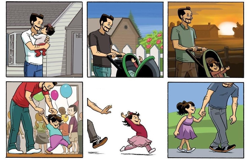 Wzruszający komiks o dorastaniu dzieci