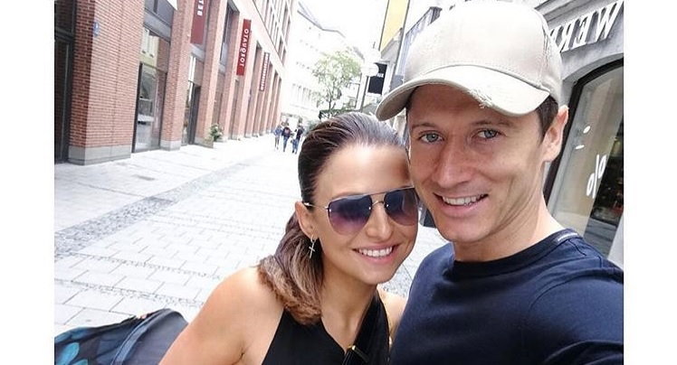 Ania i Robert Lewandowscy
