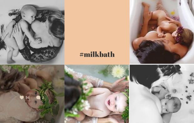milk bath photography