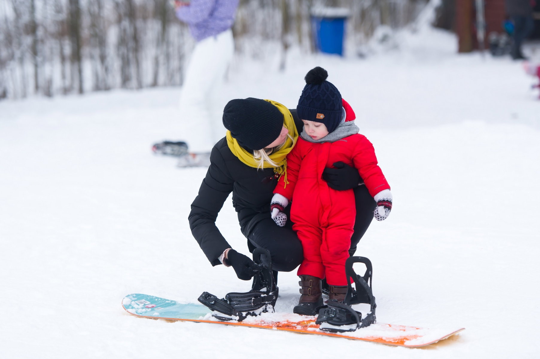 Nauka jazdy na snowboardzie