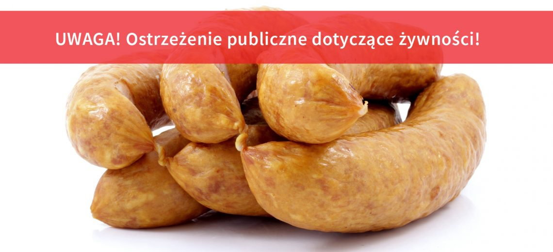 Kiełbasa śląska, ostrzeżenie GIS
