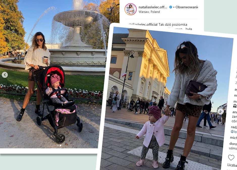 Natalia Siwiec z córeczką Mią