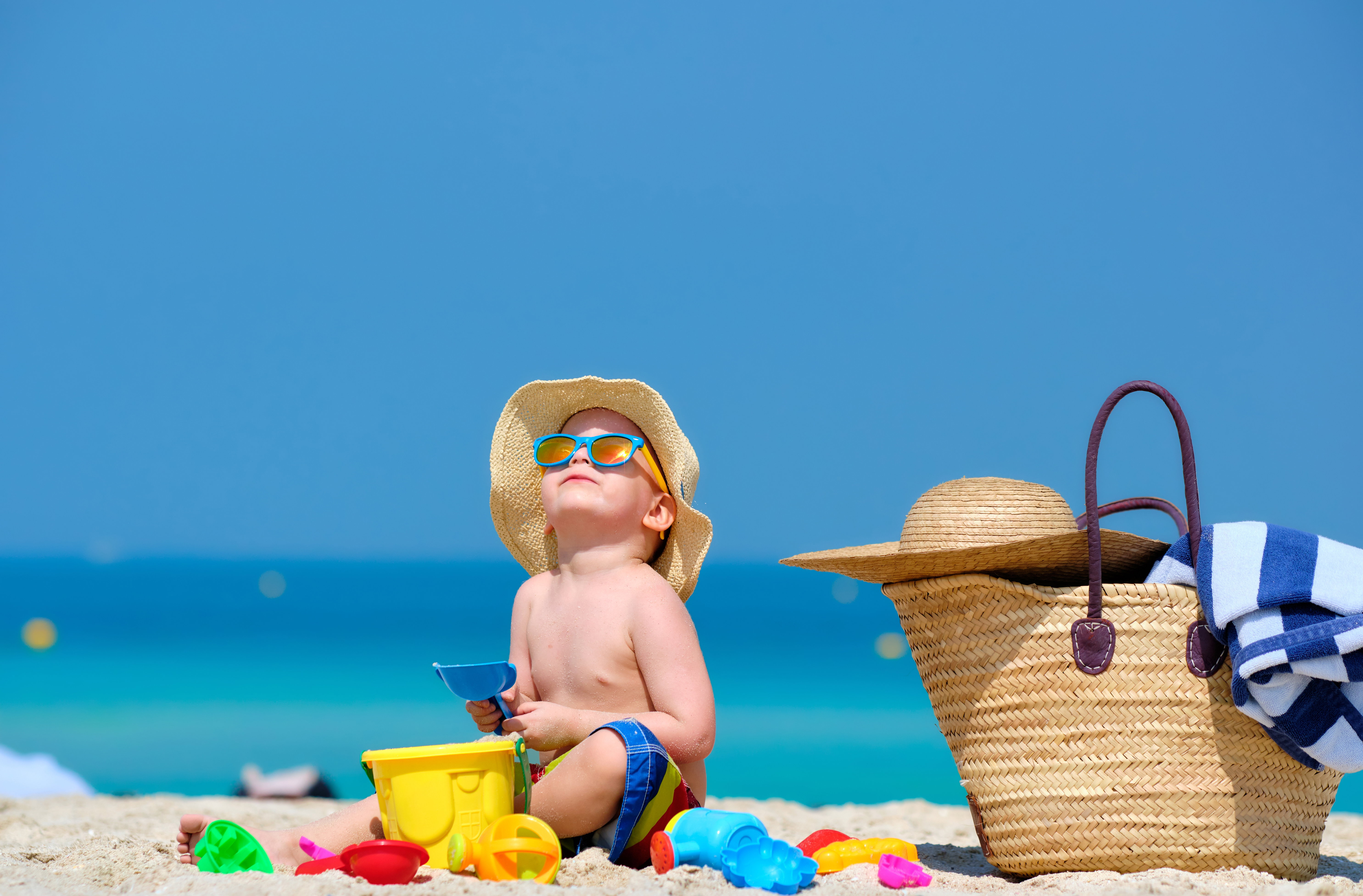 dziecko na plaży