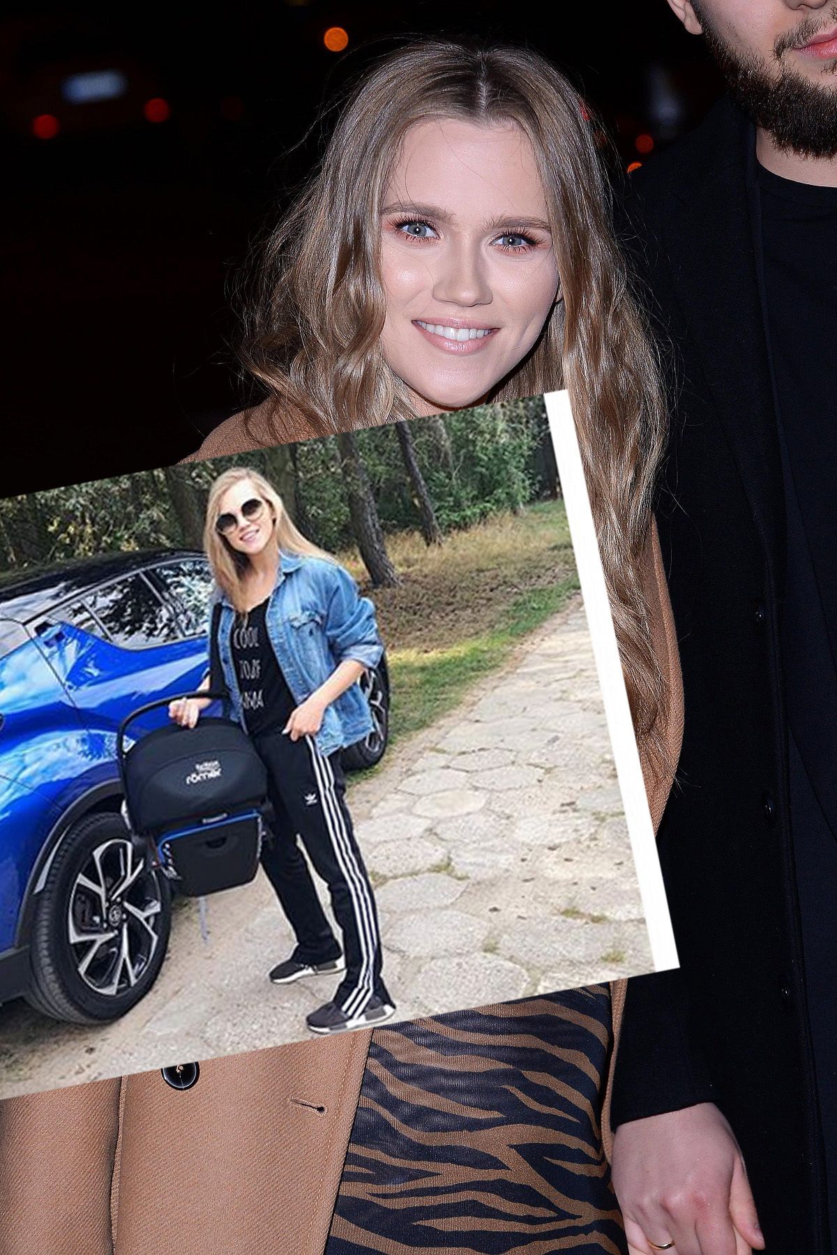 Kaczorowska nie jeździ z tyłu z dzieckiem autem