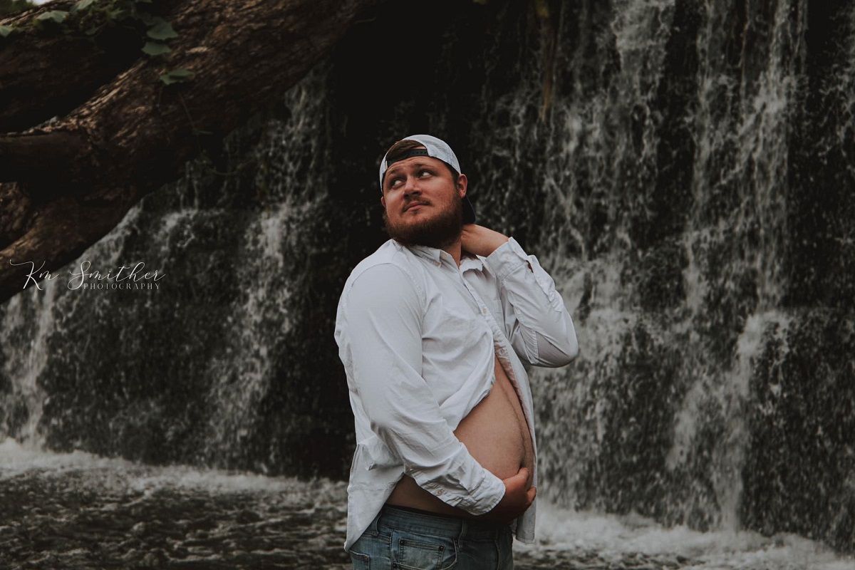 Jared Brewer w ciążowej sesji zdjęciowej
