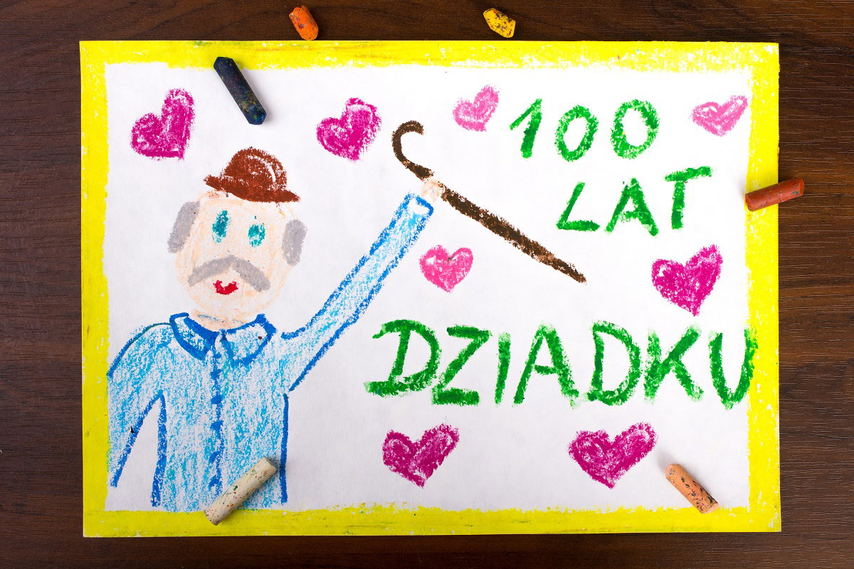 Życzenia dla dziadka na laurkę