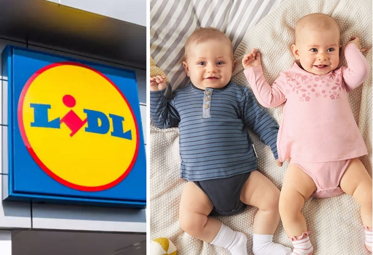 Ubranka niemowlęce w Lidlu