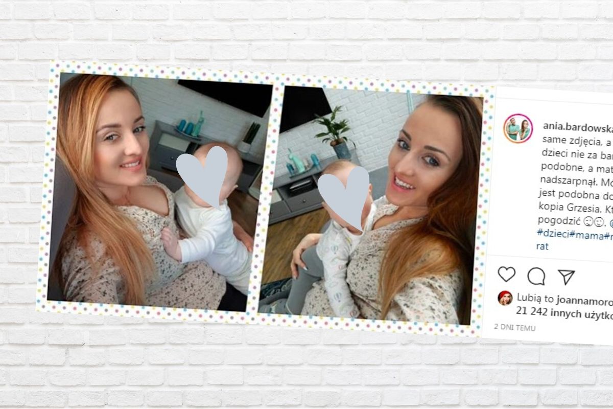 Ania Bardowska porównała dzieci w tym samym okresie