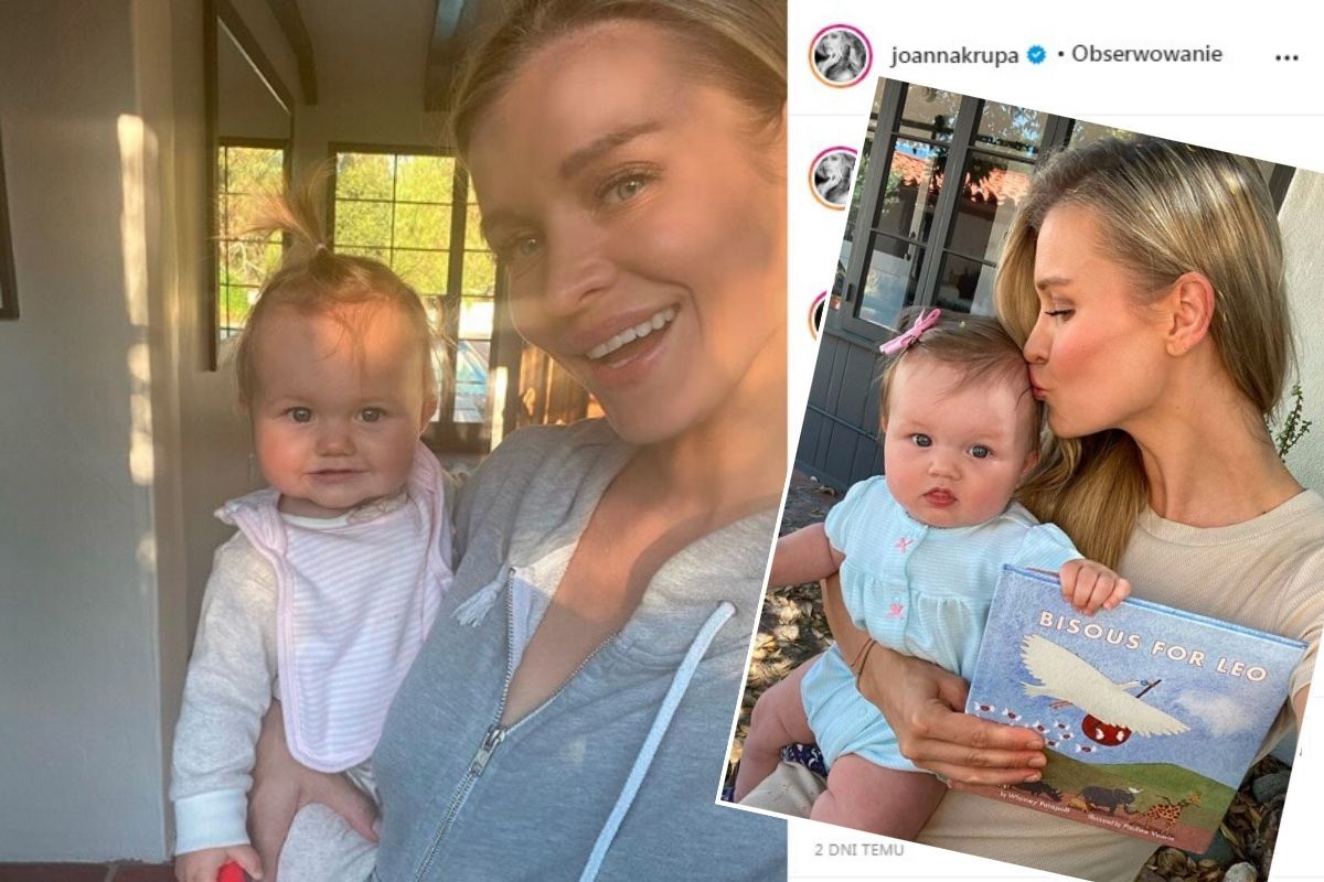 Joanna Krupa z córką w Polsce
