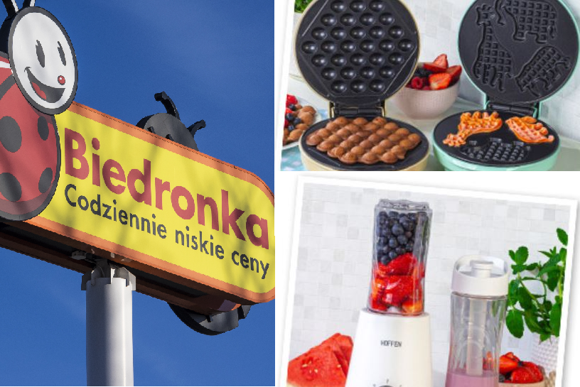 promocja na gofrownice i blendery w Biedronce