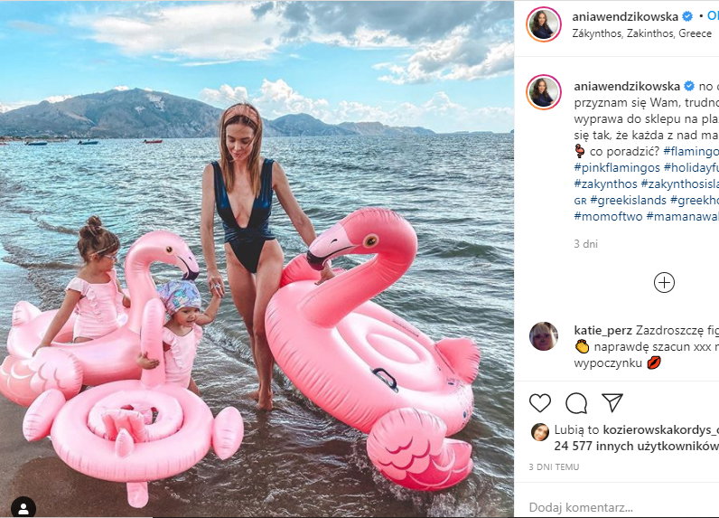 ania wendzikowska wzieła ze sobą na wakacje nanie