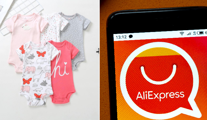 tania wyprawka dla noworodka na aliexpress