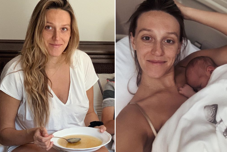 Ola Żebrowska na naturalnym zdjęciu je rosół