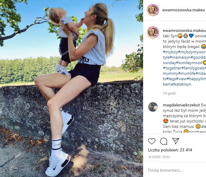 Synek Ewy Mrozowskiej z "Gogglebox. Przed telewizorem" to cała mama!