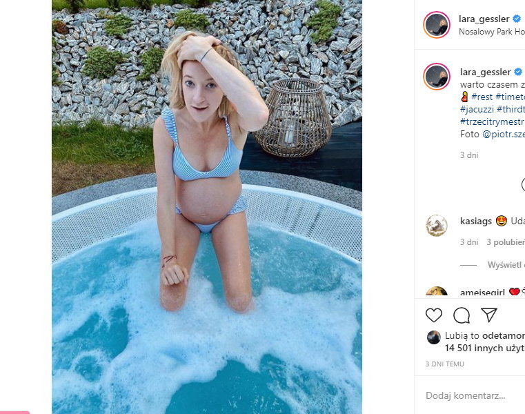 Lara Gessler opowiedziała ile przytyła w ciąży! Zdradziła też kiedy rodzi