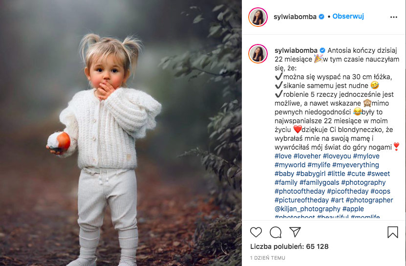 Sylwia Bomba o macierzyństwie