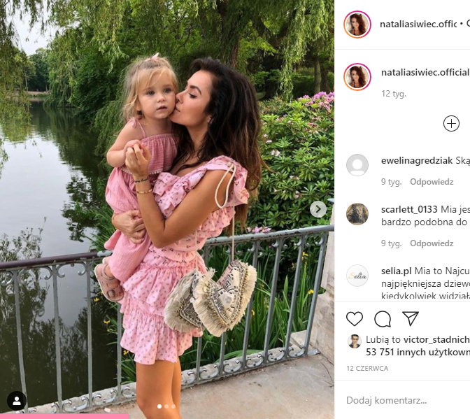 Huczne urodziny córki Natalii Siwiec