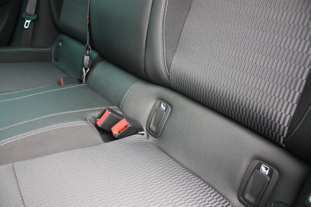 ISOFIX standard in car for children seats with seat belt