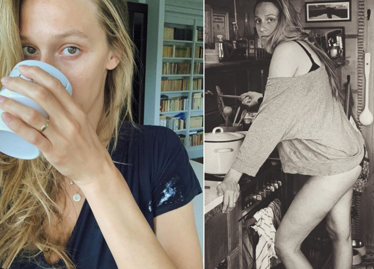 Ola Żebrowska w brudnej bluzce