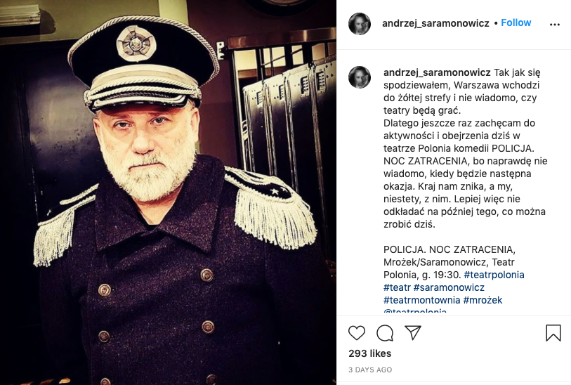 Andrzej Saramonowicz o koronawirusie