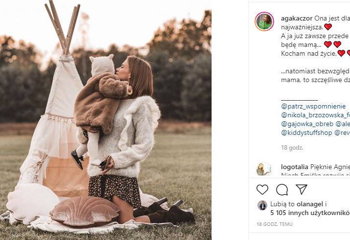 Agnieszka Kaczorowska o miłości do córki